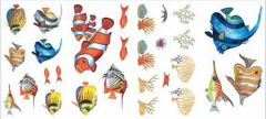 Seascape Peel and Stick Appliques