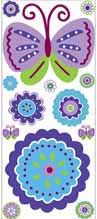 Patchwork Purple Jumbo Applique