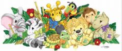 Zootles Peel and Stick Jumbo Mural 01538