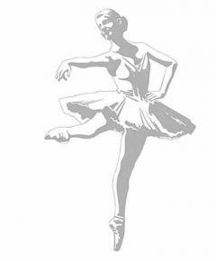 Ballerina Sudden Shadows Mural