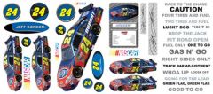 NASCAR Jeff Gordon Peel and Stick Appliques