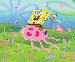 SpongeBob Bubbles Wall Mural
