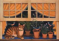Cat Nap Wall Mural - 1 left