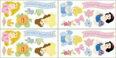 Disney Princess Self Stick Removable Decorative Accents - Imperial