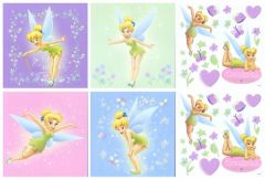 Disney Tinkerbell Self Stick Decal Decorating Kit - Imperial