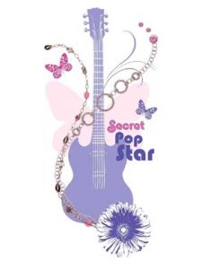 Hannah Montana Guitar Mural
