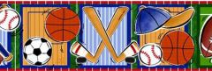 Lets Play Ball Peel and Stick Border