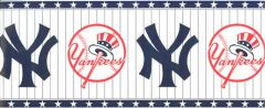 New York Yankees Wallpaper Border- 1 roll left