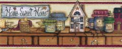 Home Sweet Home Wallpaper Border- 2 Rolls Left