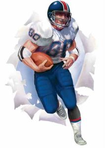 Football Break Out Mural