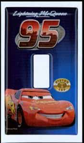 Disneys Car Lightning Toggle Light Switchpla