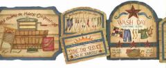 Wash Day Die Cut Wallpaper Border AAI08081B