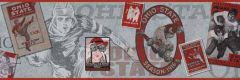 Ohio State Memorabilia Wallpaper Border