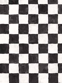 Black/White Check Wallpaper