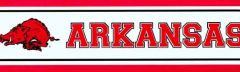 University of Arkansas Wallpaper Border - Teamworks Wallcoverings