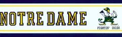 Notre Dame Fightin Irish Wall Border