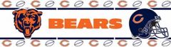 Chicago Bears NFL Peel and Stick Wallpaper Bord