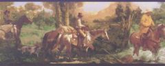 Horse Trail Wallpaper Border