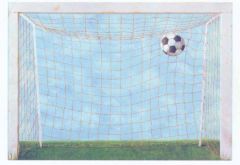 Soccer Goal Wallposter Accent Mural