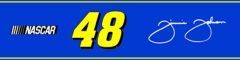 Nascar Racing Driver Jimmie Johnson #48 Wallpaper Border