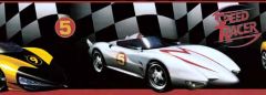 Red Speed Racer Wall Border