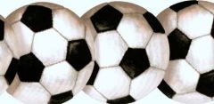 Soccer Balls Die Cut Wallpaper Border BT2900B