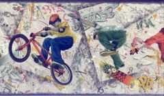 Sanitas Extreme Sport Wallpaper Border