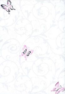 Candice Olson Scroll Butterfly Wallpaper