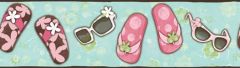 Candice Olson Brown Shades and Shoes Border