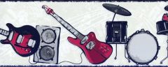 Candice Olson Black Rock N Roll Border
