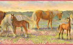 Horsing Around Wallpaper Border CK83021B 