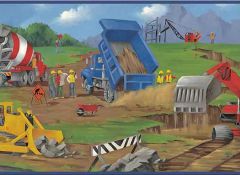 Construction Site Wallpaper Border CK83161B 