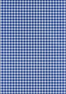 Gingham Blue Country Wallpaper