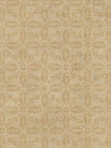 Stencil Design Tan Wallpaper