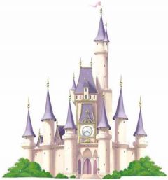 Disney\s Princess Castle Mini Mural