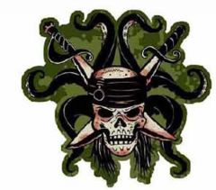 Disney\s Green Pirate of the Caribbean Mini M