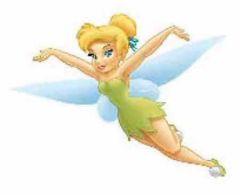 Tinkerbell Self Stick Mini Mural