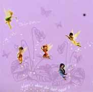 Disneys Tinkerbell and Friends Glow in the Dark Mural
