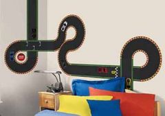 Decorative Ferrari Race Track Wall Mural
