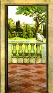 Cockatoo Tuscan Wallpaper Mural