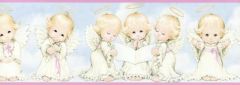Light Baby Angel Wallpaper Border