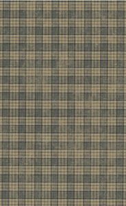 Blue and Tan Cottage Plaid Wallpaper