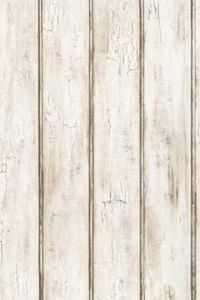 Off White Bead Board Wallpaper - York Wallcoverings