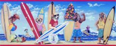 Surf Dawgs Wallpaper Border
