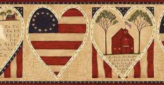 Schoolhouse Angel Wallpaper Border