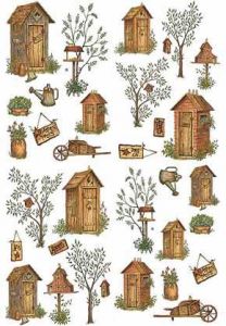 Linda Spivey Outhouse Appliques