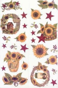 Sunflower Crocks Appliques