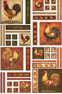 Gypsy Rooster Appliques