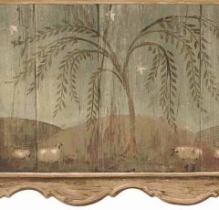 Pineapple Sage Wallpaper Border