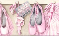 Pink Ballet Wallpaper Border